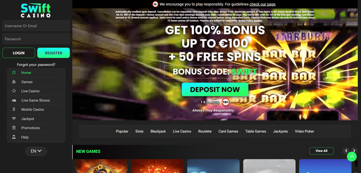 Swift Casino 2026 – Registrering 859204520 Swift Casino 2026 – Registrering 859204520